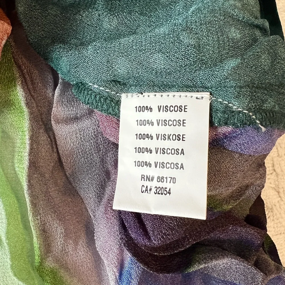 Blank London Anthropologie Miranda Peasant Blouse Striped Artsy Floral Boho XS - Picture 9 of 13